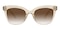 Renata Champagne Cat Eye TR90 Sunglasses