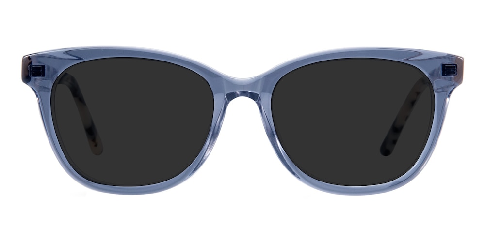 Karen Gray/Petal Tortoise Oval Acetate Sunglasses