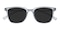 TerreHaute Gray Rectangle TR90 Sunglasses