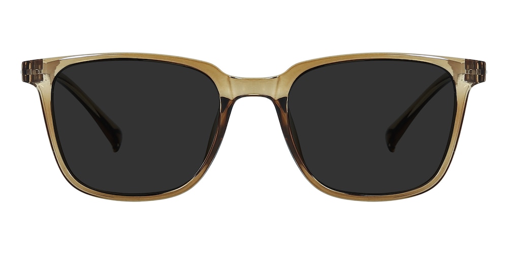 TerreHaute Brown Rectangle TR90 Sunglasses