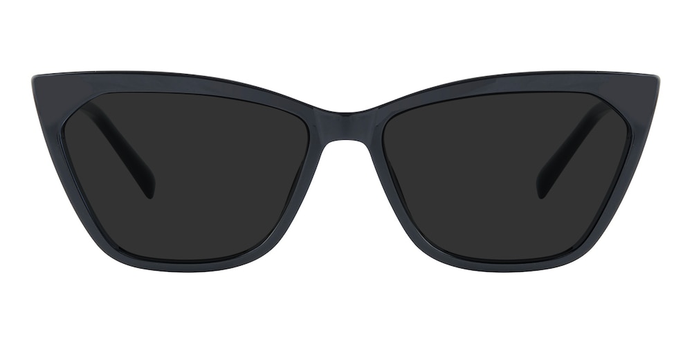 Nicola Black Cat Eye TR90 Sunglasses