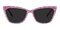 Nicola Pink Cat Eye TR90 Sunglasses