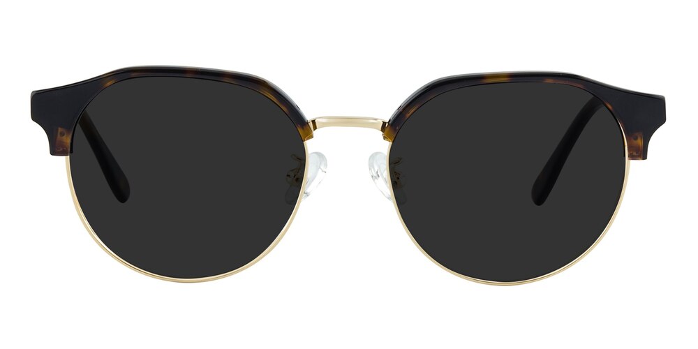 Manorville Tortoise/Golden Polygon Acetate Sunglasses