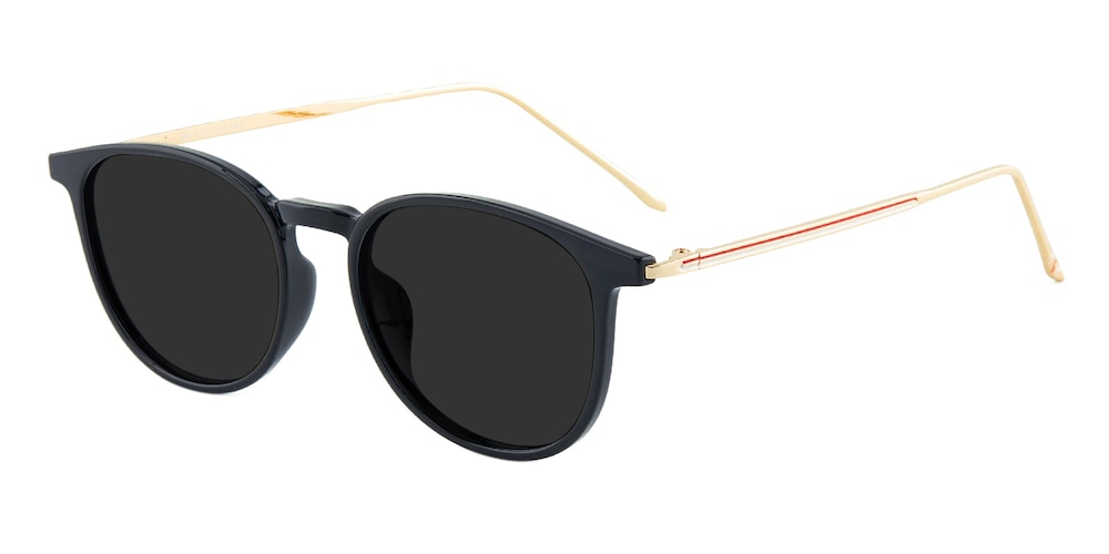 Patricia Black/Golden Oval TR90 Sunglasses