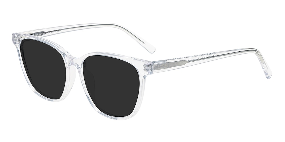 Charlotte Crystal Oval Acetate Sunglasses