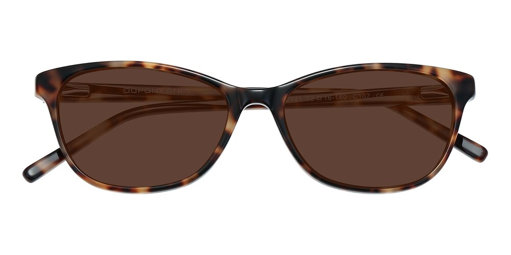 Sandra Petal Tortoise Cat Eye Acetate Sunglasses