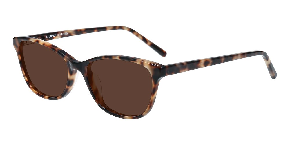 Sandra Petal Tortoise Cat Eye Acetate Sunglasses