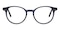 Astoria Light Blue/Tortoise Round Acetate Eyeglasses