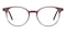 Astoria Pink Round Acetate Eyeglasses