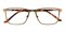 Arnold Brown Rectangle Metal Eyeglasses