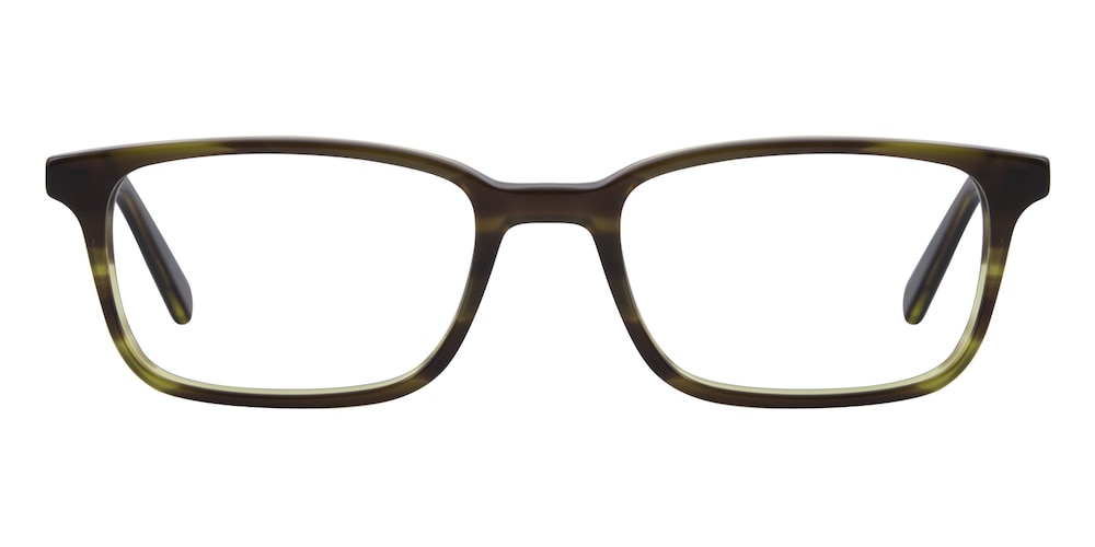 Union Brown Rectangle Acetate Eyeglasses