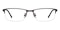 Darcy Brown Rectangle Metal Eyeglasses