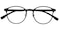 Enid Black Round Ultem Eyeglasses
