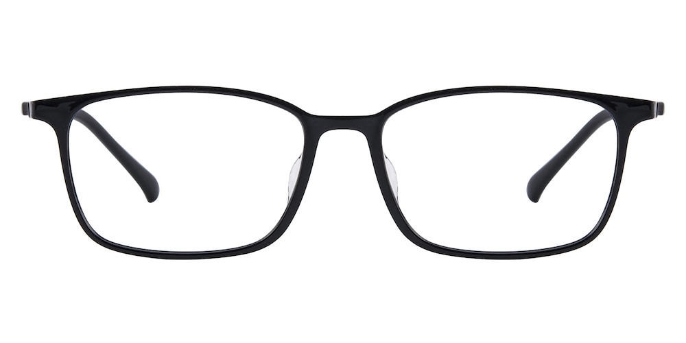 McAlester Black Rectangle Ultem Eyeglasses