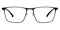 Andrew MBlack Rectangle Ultem Eyeglasses