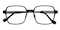 Barrie Black Square Ultem Eyeglasses