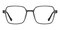 Barrie Gray Square Ultem Eyeglasses
