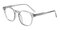 Eugene Gray Square TR90 Eyeglasses