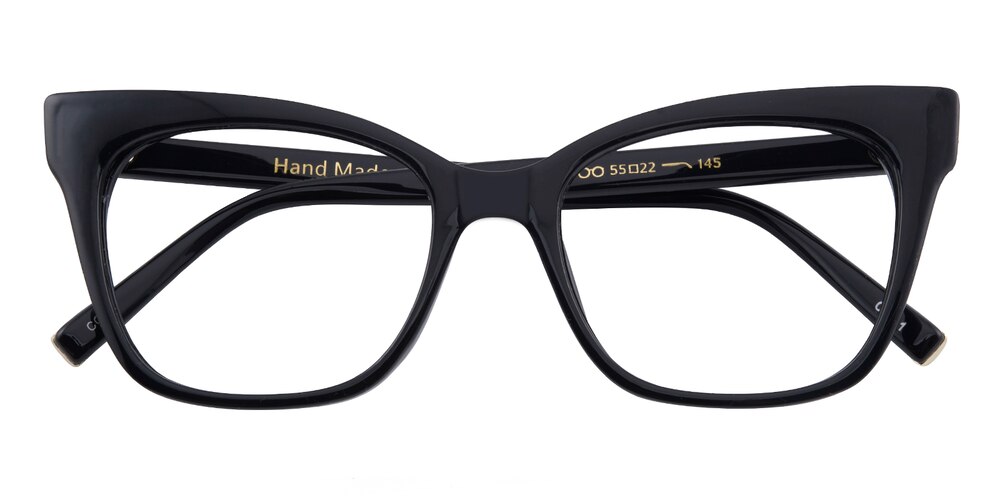 Jenny Black Cat Eye TR90 Eyeglasses