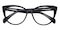 Jodie Black Cat Eye TR90 Eyeglasses