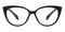 Jodie Black Cat Eye TR90 Eyeglasses