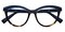 Kristin Blue/Tortoise Cat Eye TR90 Eyeglasses