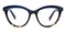 Kristin Blue/Tortoise Cat Eye TR90 Eyeglasses