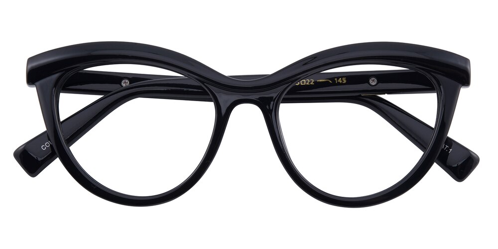 Kristin Black Cat Eye TR90 Eyeglasses