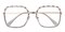 Linda Crystal/Golden Square TR90 Eyeglasses