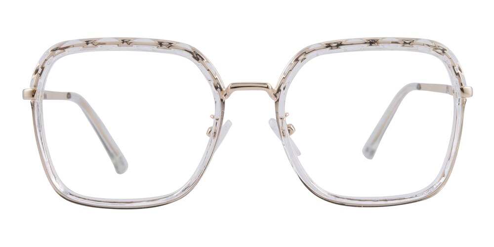 Linda Crystal/Golden Square TR90 Eyeglasses