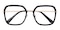 Linda Black/Golden Square TR90 Eyeglasses
