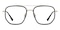Niagara Black/Golden Aviator Titanium Eyeglasses