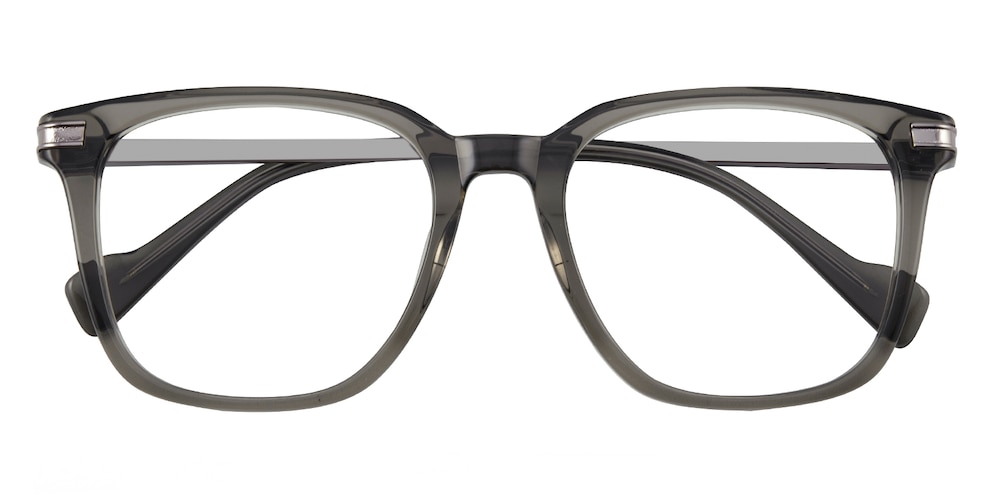 Memphis Gray Square Acetate Eyeglasses