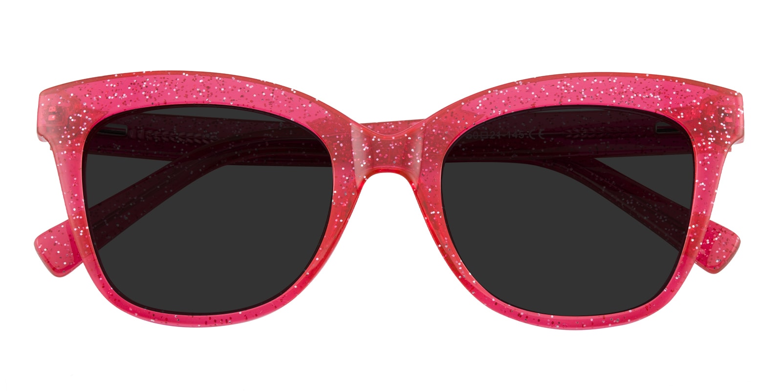Cat Eye Sunglasses, Full Frame Red Plastic - SUP1149