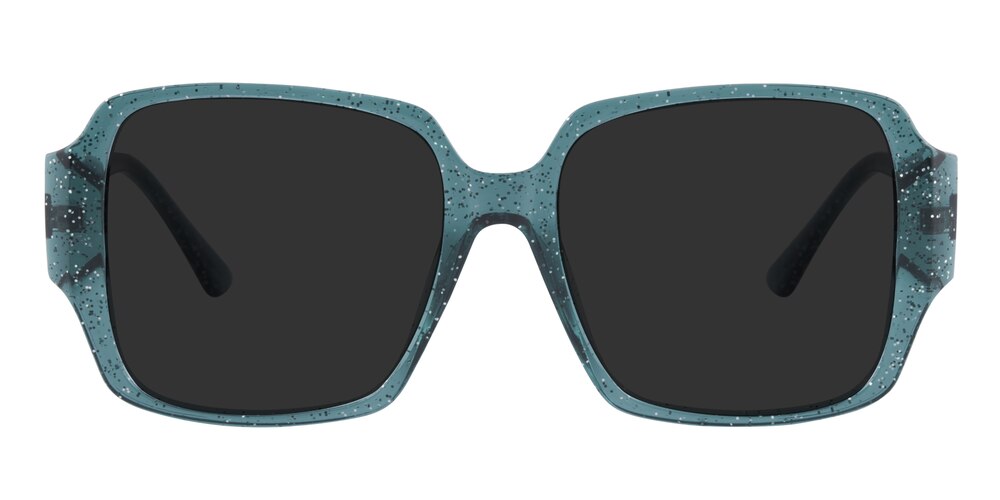 Clementine Green Square TR90 Sunglasses