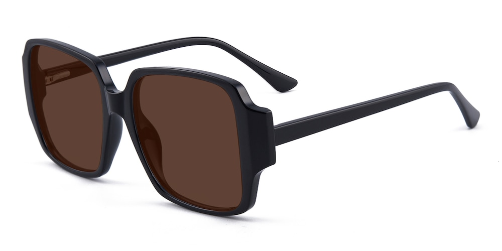 Clementine Black Square TR90 Sunglasses