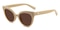 Sigrid Cream Cat Eye TR90 Sunglasses