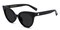 Sigrid Black Cat Eye TR90 Sunglasses