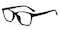 Knoxville MBlack Rectangle TR90 Eyeglasses