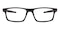 Charlottesville Brown Rectangle Plastic Eyeglasses