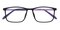 Jodian Black/Purple Rectangle TR90 Eyeglasses