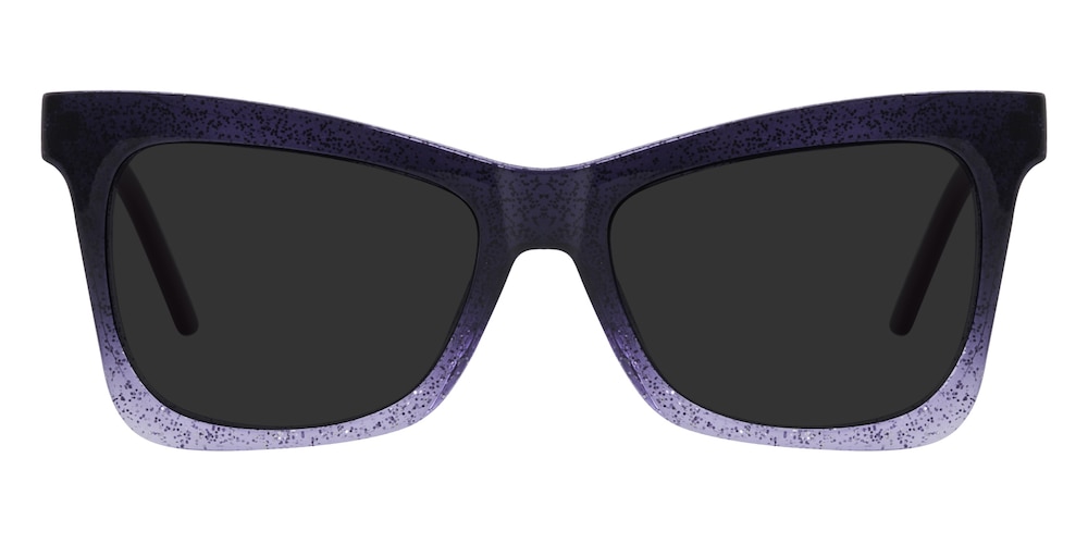Atalanta Purple Cat Eye TR90 Sunglasses