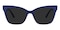 Deborah Blue Cat Eye TR90 Sunglasses