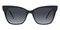 Deborah Black Cat Eye TR90 Sunglasses