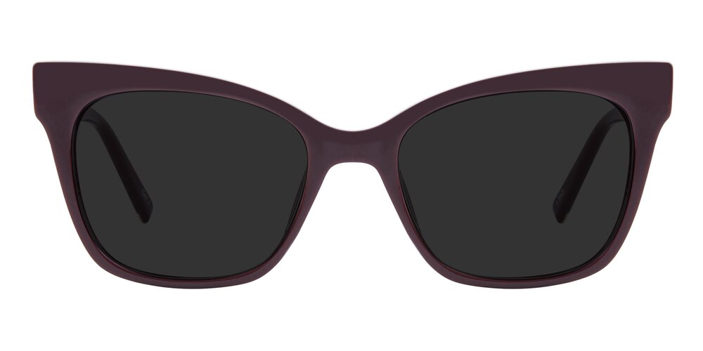 Deborah Burgundy Cat Eye TR90 Sunglasses