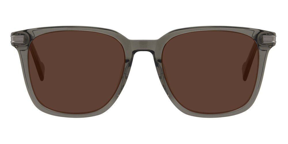 Schenectady Gray Square Acetate Sunglasses