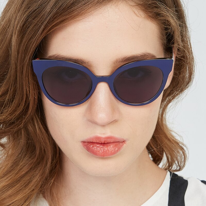 Sigrid Blue/Tortoise Cat Eye TR90 Sunglasses