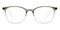 Alberta Green/Crystal Oval TR90 Eyeglasses