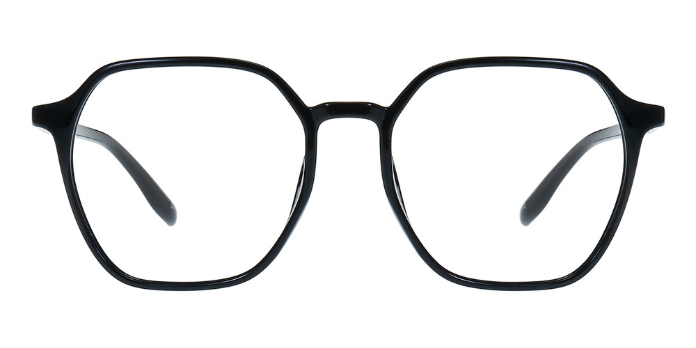 Hannibal Black Polygon TR90 Eyeglasses