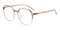 Hannibal Brown/Crystal Polygon TR90 Eyeglasses